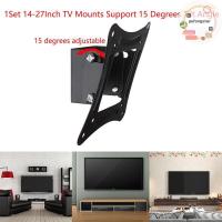 ราคา Pufangstar 1 ชุด 14-27 นิ้ว TV Mounts LCD LED Monitor Wall Mount Bracket คงที่แผงแบนกรอบทีวีรองรับ 15 องศามุมเอียง w/สกรู TH (25392347178)
