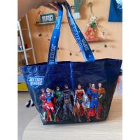 ราคา ถุงผ้ากระสอบ กันน้ำ ลดโลกร้อน ลายซูเปอร์ฮีโร่ อเวนเจอร์ Super Justice League สีน้ำเงิน (24604427805)