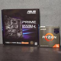ราคา CPU AMD RYZEN 5 5600X 6C/12T + ASUS PRIME B550M -K (DDR4) ( AM4) (M-ATX) มือ2 (มีกล่อง) ใช้งานปกติ / ประกัน 7 วัน (24040201590)