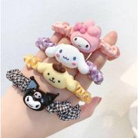 ราคา พร้อมส่งยางรัดผมการ์ตูนSanrio ยางมัดผมน่ารัก ใส่ข้อมือก็ปัง มี 4 ลาย Cinnamonroll,Mymelody,Kuromi,Pompurin (10411856228)