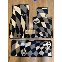 ราคา พรมปูพื้นรถมินิรุ่น R58 Mini Cooper Jcw ลายเหลี่ยมขาวดำ (12422799393)