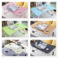ราคา โต๊ะอิเกีย พับได้ มีช่องวางแก้ว ช่องวางแท็ปเล็ต ikea (2864998240)