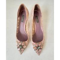 ราคา รองเท้าส้นสูง DOLCE GABBANA size 38.5 มือสองของแท้ (27902298619)