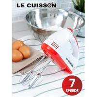 ราคา LE CUISSON Electric Hand Mixer เครื่องตีไข่ไฟฟ้า เครื่องผสมอาหาร (1586198375)