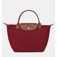 ราคา Sales ราคาเทรับโค้ดshopee30%‼️พร้อมส่งกระเป๋า Longchamp LePliage Classic S Short หูสั้น❤️สีแดง bordeaux✅️ของแท้100%✅️ (28122419016)