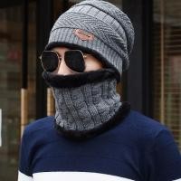 ราคา SKMN หมวกผู้ชาย 2-in-1 พร้อมผ้าพันคอ (27227682655)