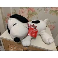 ราคา ตุ๊กตาสนูปปี้ Snoopy ท่านอน เนื้อมาร์ช ขนาด 12“ งาน T-ARTS ป้ายห้อย (40153873526)