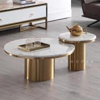 ราคา โต๊ะกลางหินอ่อน โต๊ะกลางสไตล์Luxury โครงสแตนเลสแข็งแรง งานนำเข้าสวยหรู ส่งฟรี (16077529698)
