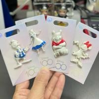 ราคา พินดิสนีย์ Disney Pin 100th Anniversary 4ชิ้น (28924858195)