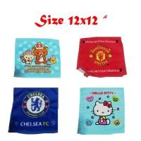 ราคา ผ้าเช็ดหน้า ผ้าขนหนูลายการ์ตูน ลิขสิทธิ์แท้ คิดตี้ แมนยู แองกี้เบิร์ด (2465732800)