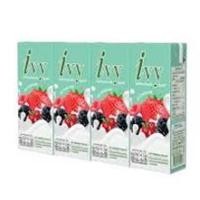 ราคา ไอวี่ โยเกิร์ตพร้อมดื่มยูเอชที กลิ่นมิกซ์เบอร์รี่ 180 มล. x 24 กล่อง (42700489308)