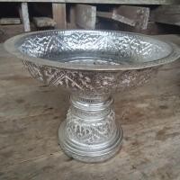 ราคา ชุดขันเงินและพานเนื้อเงินแท้ (24832069937)