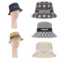 ราคา Dior/รูปแบบใหม่/ผู้หญิง/ผ้าฝ้าย/โลโก้/หมวกบัคเก็ต/หมวกไวเซอร์/ของแท้ 100% (27604560285)