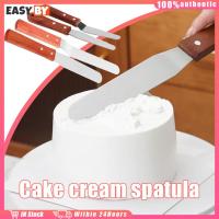 ราคา จัดส่งรวดเร็ว ที่ปาดครีมเค้ก 4นิ้ว 5นิ้ว 6นิ้ว สเตนเลส สปาตูล่า มีดปาดเค้กครีมเรียบเนียน ด้ามไม้ (28065692481)