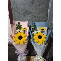 ราคา ช่อดอกไม้ลวดกำมะหยี่ ทานตะวัน ลวดกำมะหยี่ เดซี่ ช่อดอกไม้ (27233799431)