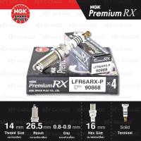 ราคา NGK หัวเทียน Premium RX ขั้ว Ruthenium [ LFR6ARX-P ] ใช้อัพเกรด PLFR6A / LFR6AIX / LZFR6AI - Made in Japan (6940517031)