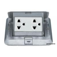 ราคา ปลั๊กกราวคู่ฝังพื้น พานาโซนิค Pop Up Floor Outlet Duplex DU5993LT9 (1903611015)