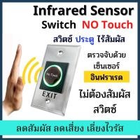 ราคา Exit Switch No Touch แบบไร้สัมผัส สวิทซ์ สำหรับ เปิด - ปิด ประตู Access Control สวิทช์แบบไร้สัมผัส ไกลเชื้อโรค (13041567933)
