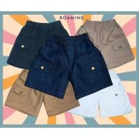 ราคา ROAMING กางเกงบอยสเก๊าท์เด็ก ขาสั้นเด็ก กางเกงวินเทจ (4715072514)