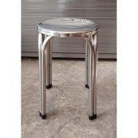 ราคา เก้าอี้กลมสแตนเลส ขาคู่ สูง 47 cm. (16104144015)