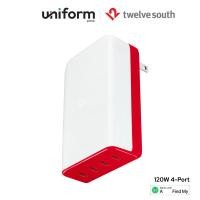ราคา อแดปเตอร์ Twelve South PlugBug 120 (Travel) 4-Port USB-C with Find My (41601799748)