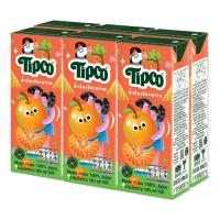 ราคา [ยกลัง] TIPCO น้ำส้มเขียวหวาน Tangerine Orange juice 100% ขนาด 200 มล. 3x8x200ml ยกลัง 24 กล่อง (42853995574)