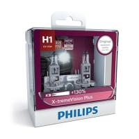 ราคา PHILIPS หลอดไฟหน้ารถยนต์ X-Treme Vision 130% 3700K ขั้ว H1 หลอดไฟรถยนต์ (317753889)