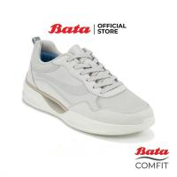 ราคา Bata บาจา Comfit รองเท้าลำลองเพื่อสุขภาพแบบสวม ผ้าใบ สำหรับผู้ชาย สีขาว 8011157 สีกรมท่า 8019157 (29211702733)