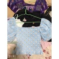 ราคา เสื้อครอปสม็อคทั้งตัวปักดอกเดซี่ (3255341678)