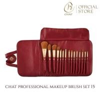 ราคา CHAT Professional Brush Set แปรงแต่งหน้าน้องฉัตร เซ็ทแปรงแต่งหน้า 15 ชิ้น (29259021640)