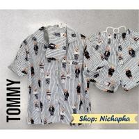 ราคา ชุดนอนลายทอมมี่ Tommyผ้าไหมเกาหลี (24171763091)