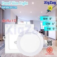 ราคา Spark Lighting XigZagฝังฝ้า PanelLight Panel Slim ใช้ไฟฟ้า220V LED ไฟLED หน้าขุ่น โคมไฟติดเพดานกลม (27951060226)