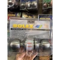 ราคา ลูกบิด ลูกบิดประตูห้องน้ำสแตนเลสโซเล็กซ์ Solex 5500SS/BK (8104999031)