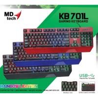 ราคา คีย์บอร์ด USB MD-TECH KB-701L GAMING (15551564838)