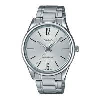 ราคา Casio Standard นาฬิกาข้อมือผู้ชาย สายสแตนเลส รุ่น MTP-V005,MTP-V005D,MTP-V005D-7B - สีเงิน (1486377983)