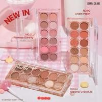 ราคา HF1013 Sivanna Colors Sugar Bean Palette อายแชโดว์ 12 สีในพาเลทท์เดียว (26410490374)