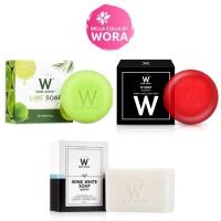 ราคา Wink White Soap สบู่วิ้งไวท์ [80 กรัม] / Winkwhite สบู่ W soap [40 กรัม] / W Wink White Lime Soap วิ้งไวท์ สบู่มะนาว (18926456343)
