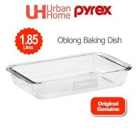 ราคา Pyrex Oblong จานอบ Borosilicate แก้ว Bakeware (1.85L) (19189118157)