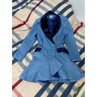 ราคา เดรสสูทกระโปรงสั้นปกเสื้อกำมะหยี่ป้ายCatWalk (18188540627)