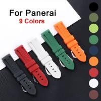 ราคา สายนาฬิกาข้อมือซิลิโคน 22 มม. 24 มม. สําหรับ Panerai สายนาฬิกาข้อมือยางนุ่ม หัวเข็มขัดโลหะ ผู้ชาย ผู้หญิง อุปกรณ์เสริมนาฬิกาข้อมือ พร้อมเครื่องมือฟรี (23340197715)
