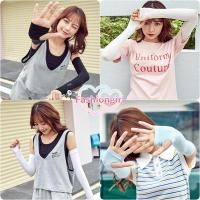 ราคา Fashion girlแบบสวมนิ้ว ปลอกแขนป้องกันแสงแดด แขนเสื้อไหมน้ำแข็ง ป้องกันUV สำหรับเล่นกีฬา ออกกำลังกาย (29634557886)