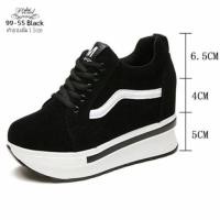 ราคา พร้อมส่ง‼️ ผ้าใบเสริมส้น 1.8 นิ้ว เสริมส้นด้านใน 1.5 นิ้ว สไตล์เกาหลี (840862997)