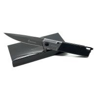 ราคา มีดพับBrowning ด้ามสีดำ ใบมีดสีดำคาร์บอน มีที่เหน็บ (24229714357)