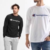 ราคา เสื้อยืดแขนยาว Champion สีขาว ของแท้100% ปักโลโก้อย่างดี (4970944914)