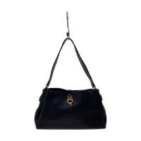 ราคา Salvatore Ferragamo กระเป๋าถือ Gancini One กระเป๋าสะพายหนัง BLK ส่งตรงจากญี่ปุ่นมือสอง (26225530814)