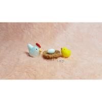 ราคา ตุ๊กตาเรซิ่น ครอบครัวไก่ แม่ไก่ ลูกไก่ ไข่ รังไก่ ตุ๊กตาจัดสวนถาด (3163560889)