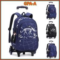 ราคา กระเป๋าเป้สะพายหลัง กระเป๋านักเรียนล้อลาก ลายไดโนเสาร์ พร้อมล้อลาก 6 ล้อ 18 นิ้ว สําหรับเด็ก (22666013257)