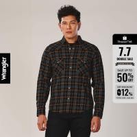 ราคา WRANGLER เสื้อเชิ้ตแขนยาวผู้ชาย คอลเลคชั่น Everyday with Wrangler รุ่น WR S225MSHLN20 สีกรมท่า (27225114753)
