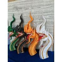 ราคา บายศรีพญานาค เศียรพญานาค ขนาดความสูง 50ซม ลำตัว35ซม หาง 40ซม งานริบบิ้น (25661223871)