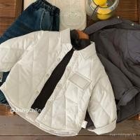 ราคา เสื้อโค้ทเด็ก2024ฤดูหนาวสินค้าใหม่เสื้อควิลท์คอตตอนเสื้อโค้ทผ้าฝ้ายเด็กชายและเด็กหญิงสีล้วนเสื้อโค้ทผ้าฝ้ายสไตล์เกาหลี (28817164523)